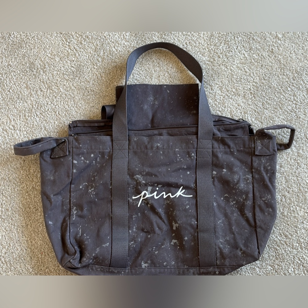 Pink Black Tote Bag